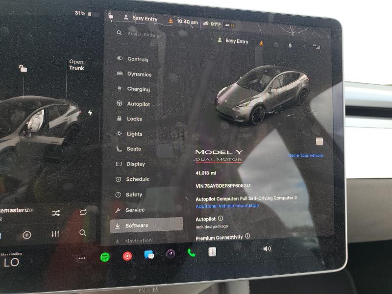 2023 TESLA MODEL Y - 7SAYGDEF8PF605241