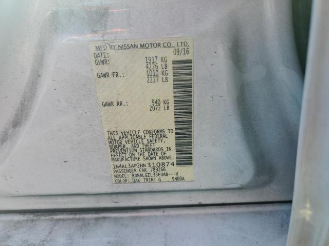 2017 NISSAN ALTIMA 2.5 - 1N4AL3AP2HN310874