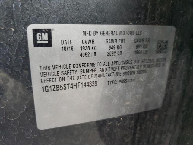 2017 CHEVROLET MALIBU LS 1G1ZB5ST4HF144335