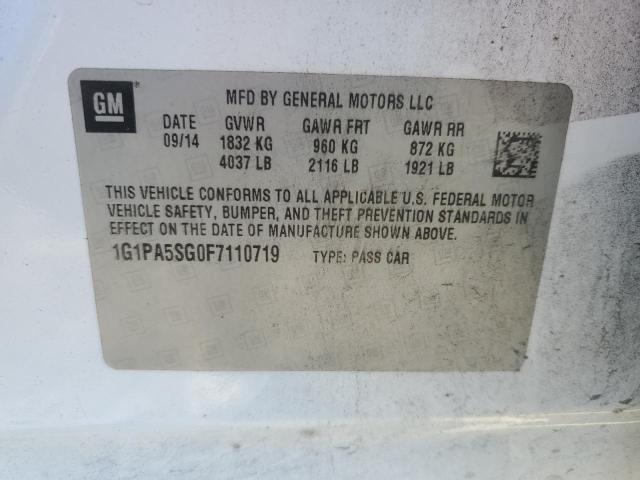 2015 CHEVROLET CRUZE #3293409074