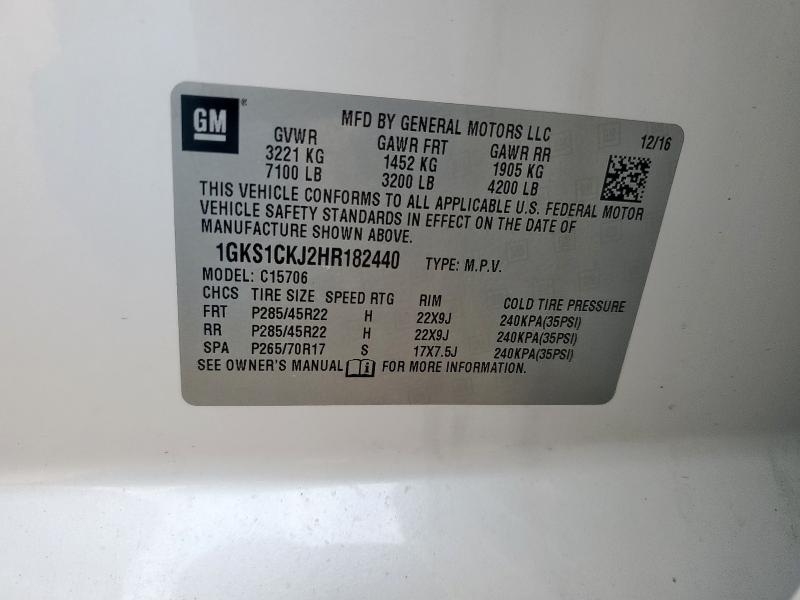 2017 GMC YUKON DENA #3302978660