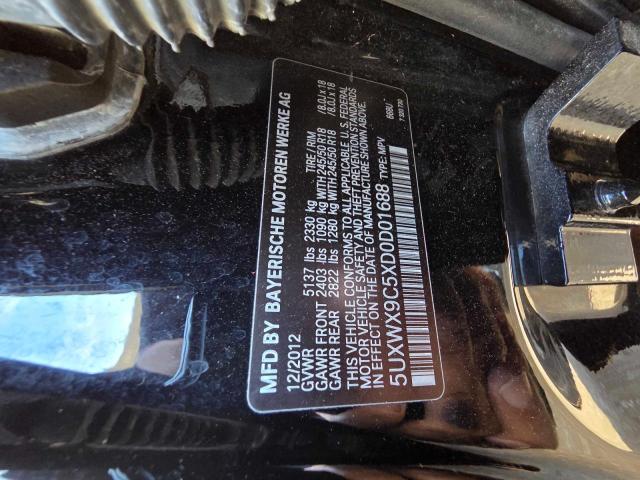 2013 BMW X3 XDRIVE2 - 5UXWX9C5XD0D01688