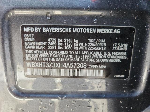 2017 BMW X1 XDRIVE2 - WBXHT3Z3XH4A57308