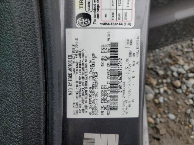 2011 FORD FUSION SEL #3318014492