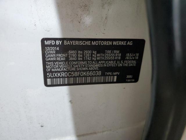 2015 BMW X5 XDRIVE3 5UXKR0C58F0K66038