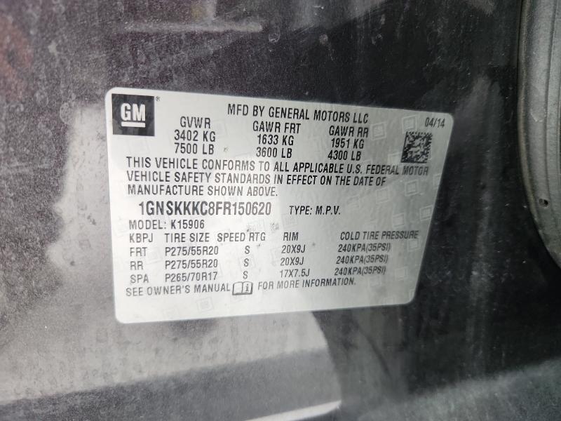 2015 CHEVROLET SUBURBAN K #3296461655