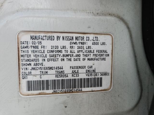 2005 INFINITI G35 #3291373139