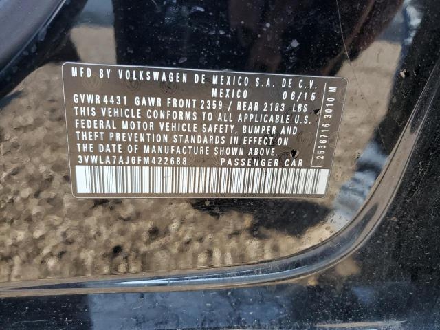 2015 VOLKSWAGEN JETTA TDI 3VWLA7AJ6FM422688