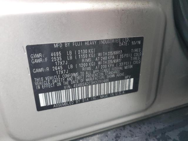 2017 SUBARU OUTBACK 2. - 4S4BSADC3H3290446