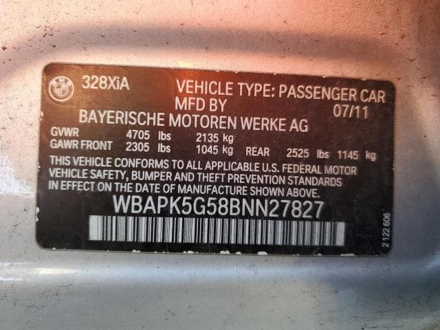 2011 BMW 328 XI SULEV - WBAPK5G58BNN27827