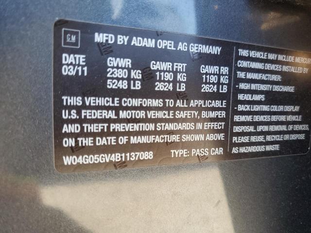 2011 BUICK REGAL CXL #3303962735