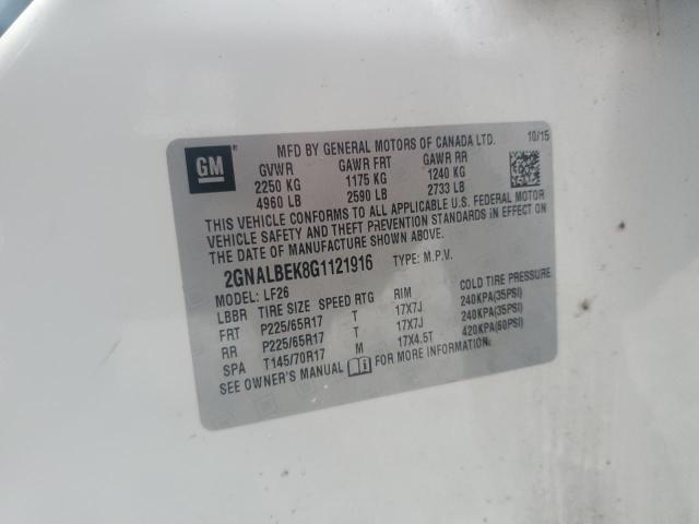 2016 CHEVROLET EQUINOX LS - 2GNALBEK8G1121916