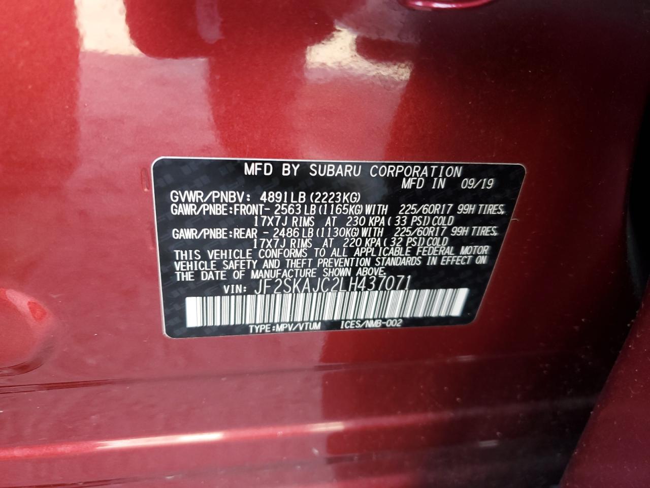 SUBARU FORESTER PREMIUM