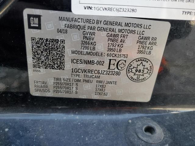 2018 CHEVROLET SILVERADO K1500 LT - 1GCVKREC6JZ323280