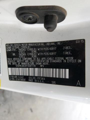 2015 TOYOTA SIENNA XLE #3285721655