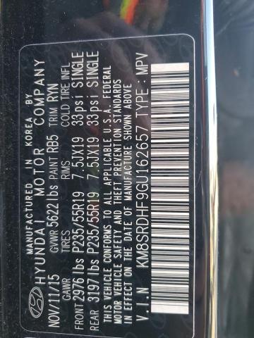 2016 HYUNDAI SANTA FE S - KM8SRDHF9GU162657