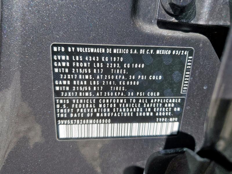 2024 VOLKSWAGEN TAOS S #3308681275