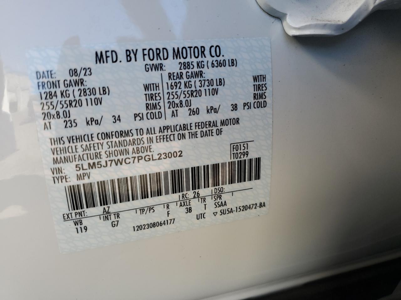 LINCOLN AVIATOR RESERVE