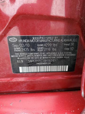 2011 HYUNDAI SONATA GLS - 5NPEB4AC1BH162497