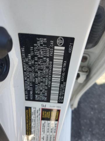 2015 TOYOTA CAMRY LE 4T4BF1FK1FR449048