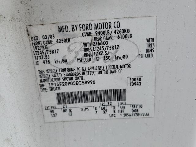 2005 FORD F250 SUPER #3278793647