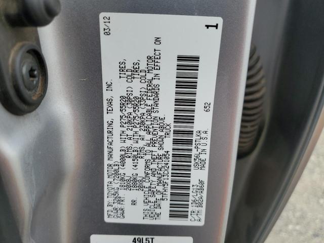 2012 TOYOTA TUNDRA CRE - 5TFHY5F13CX241054