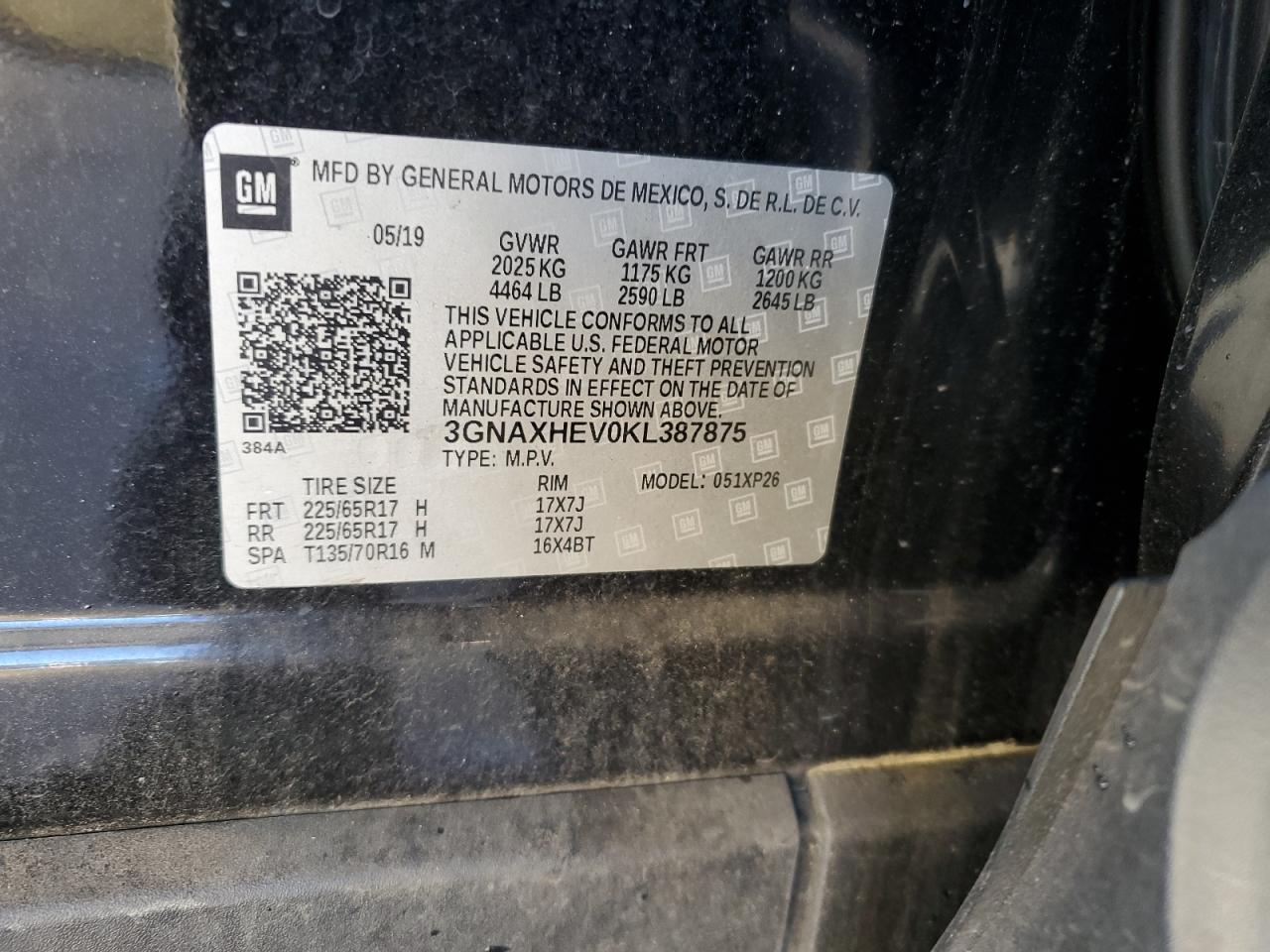 CHEVROLET EQUINOX LS