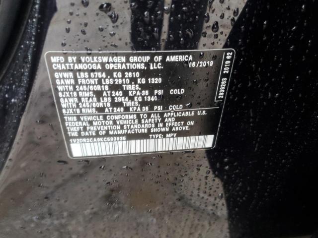 2019 VOLKSWAGEN ATLAS SE #3302883886