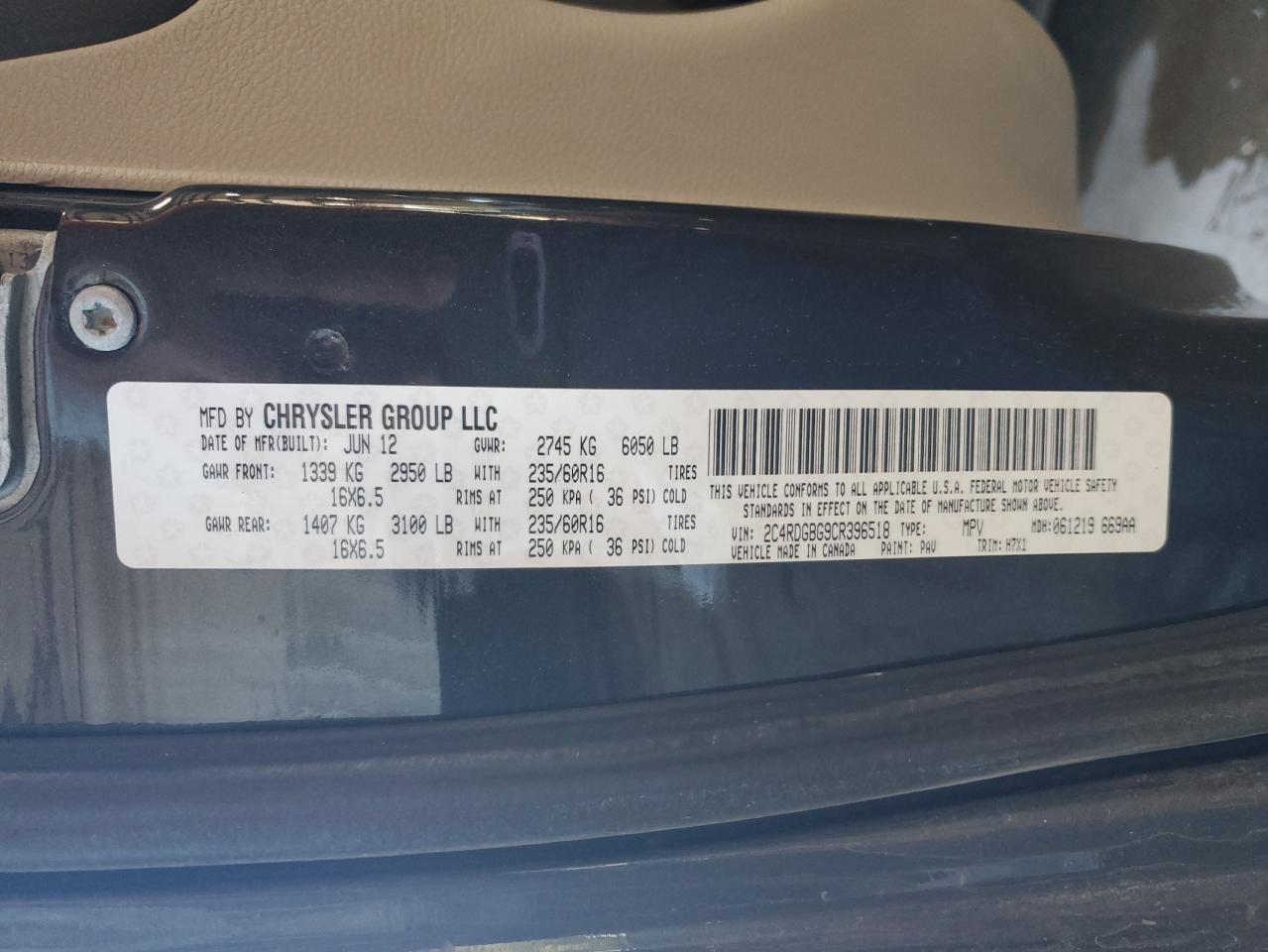 DODGE GRAND CARAVAN SE