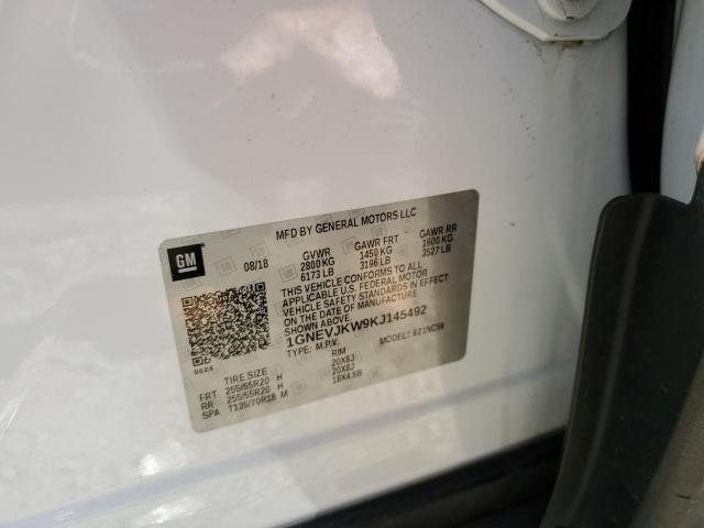 2019 CHEVROLET TRAVERSE H #3318924953