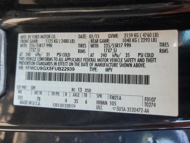 2015 FORD ESCAPE SE #3301748353