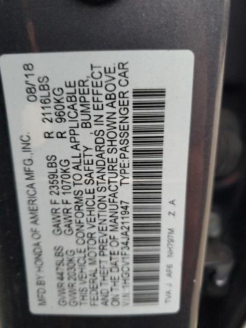 2018 HONDA ACCORD SPO #3302855929