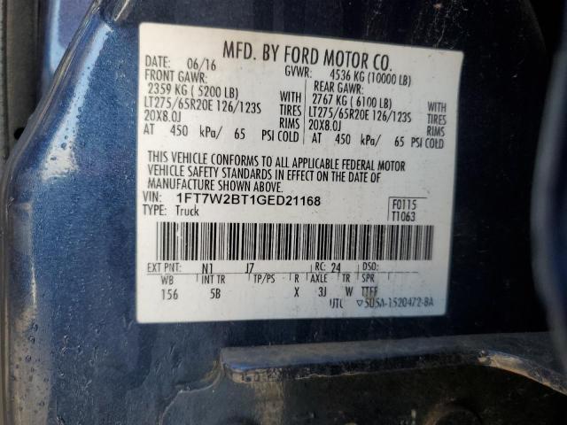 2016 FORD F250 SUPER #3287628026