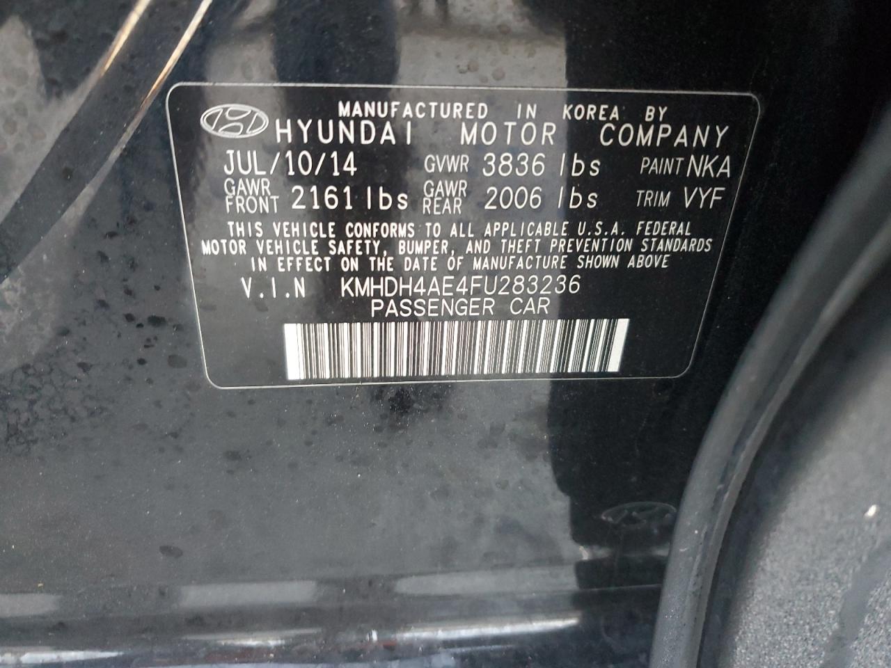 HYUNDAI ELANTRA SE