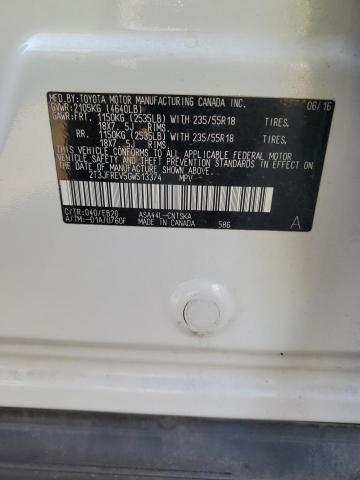 2016 TOYOTA RAV4 SE 2T3JFREV5GW513374