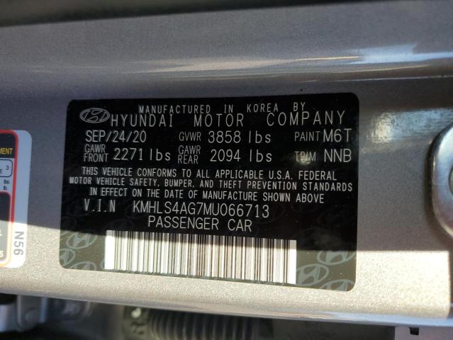 2021 HYUNDAI ELANTRA SE KMHLS4AG7MU066713