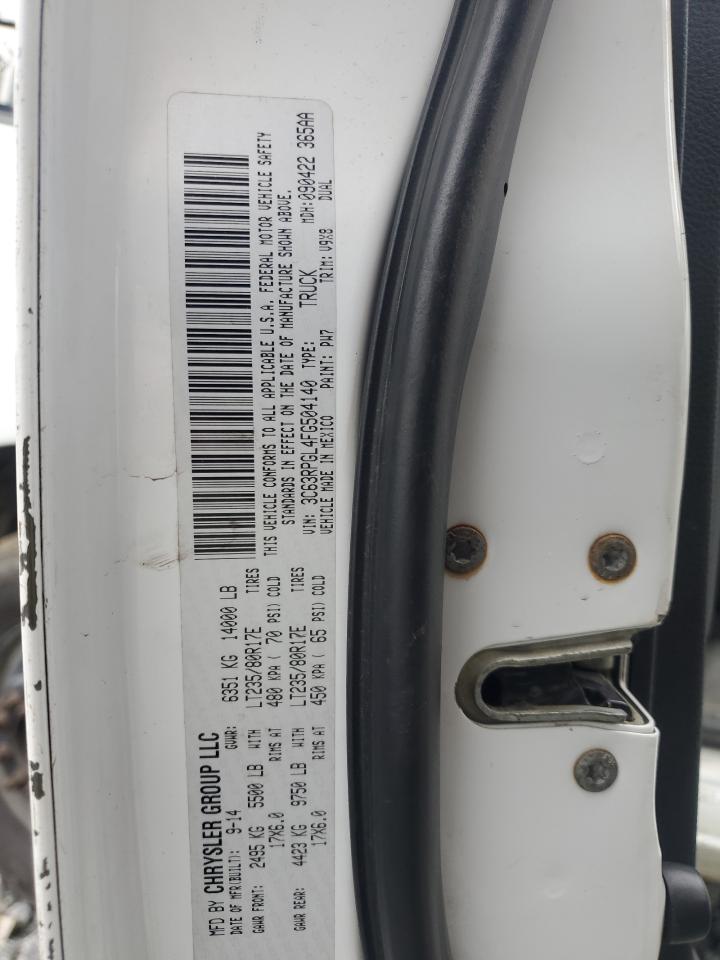 Lot #3287690012 2015 RAM 3500 ST