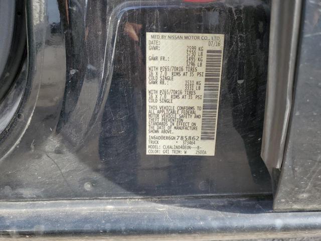 2016 NISSAN FRONTIER S - 1N6AD0ER6GN785862