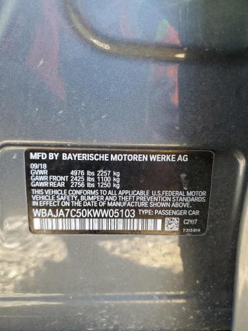 2019 BMW 530 XI #3296223433