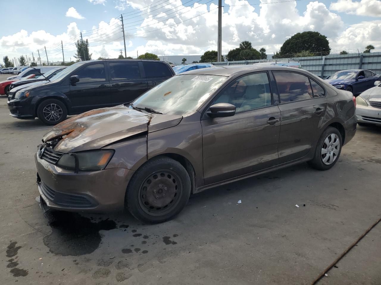 Lot #3316017790 2012 VOLKSWAGEN JETTA SE