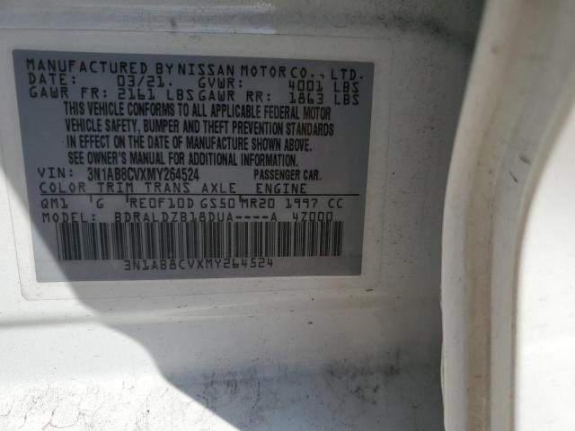 2021 NISSAN SENTRA SV #3278972080
