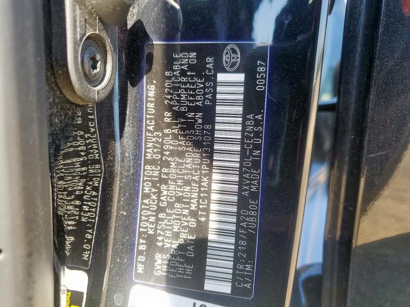 2023 TOYOTA CAMRY LE - 4T1C11AK1PU131078