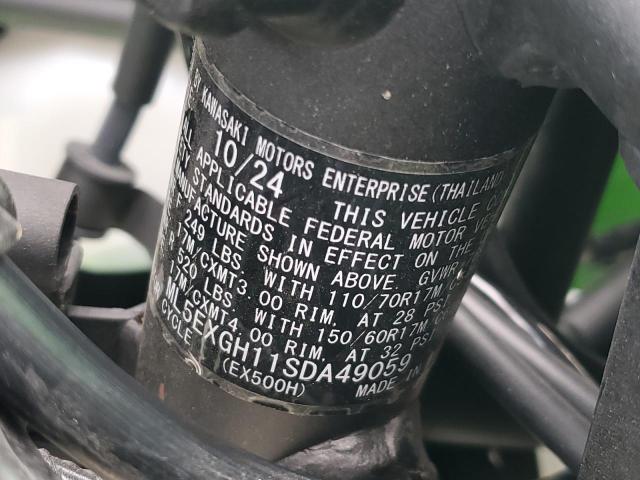 2025 KAWASAKI EX500 H ML5EXGH11SDA49059