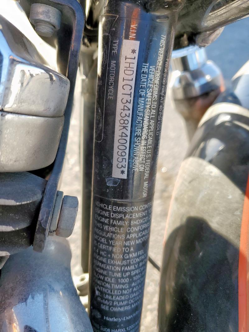 2008 HARLEY-DAVIDSON XL1200 C A #3310498063