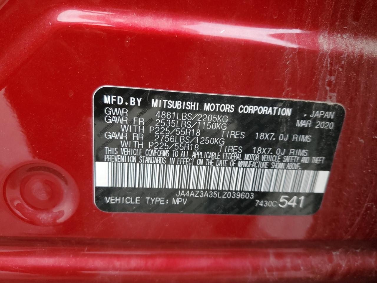 MITSUBISHI OUTLANDER SE