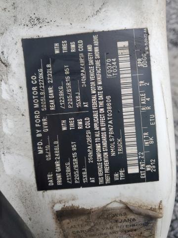 2010 FORD TRANSIT CO #3294193940