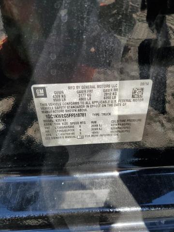 2015 CHEVROLET SILVERADO - 1GC1KWEG5FF518781