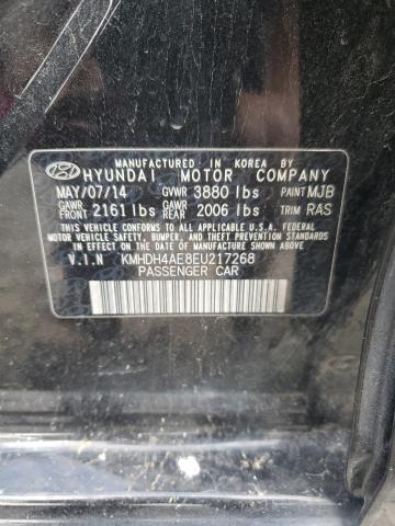 2014 HYUNDAI ELANTRA SE - KMHDH4AE8EU217268