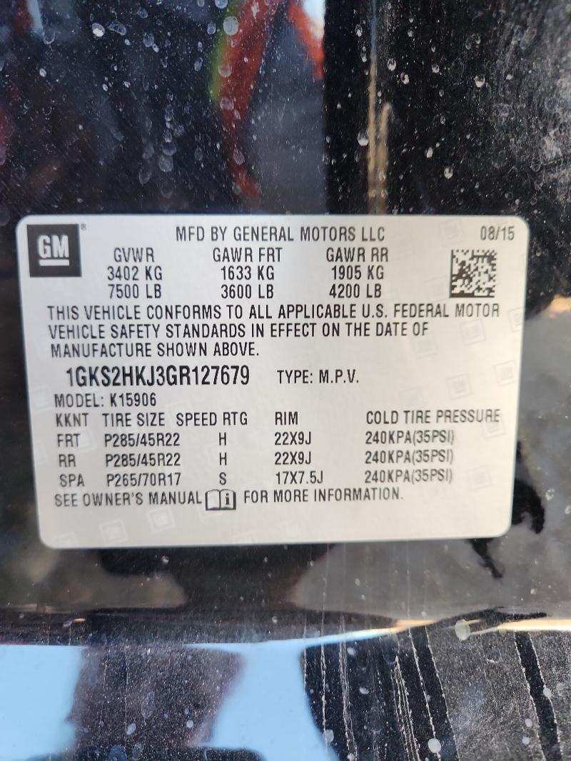 2016 GMC YUKON XL D - 1GKS2HKJ3GR127679