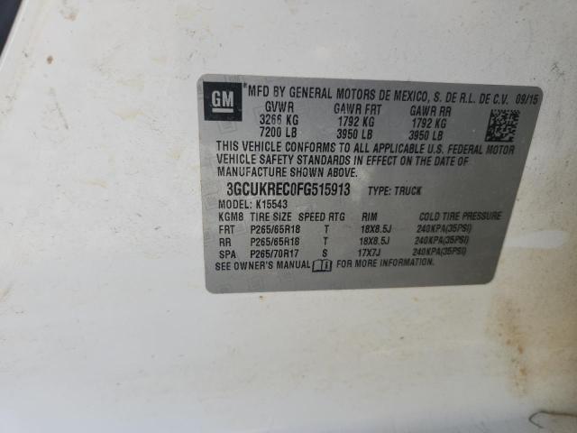 2015 CHEVROLET SILVERADO #3296992873